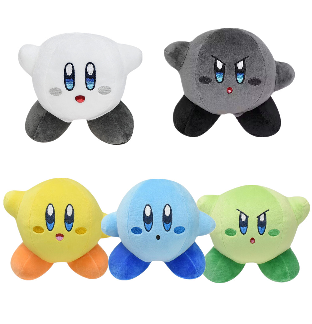 Blue Green Yellow or Pink Kirby Adventure Plush Doll Stuffed Animal Toy  Gift