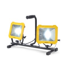 Produktbild - Litecraft Doppelfluter Arbeitsleuchte COB integrierte LED - schwarz, gelb Ausverkauf