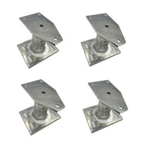 1978-83 Malibu 78-87 El Camino Aluminum Bumper Brackets - Front Rear