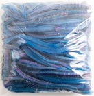 STRIKE KING KVD BULLWORM OPT 100 PACK BULK 8" BW8-273 PRIZM SHAD A1450