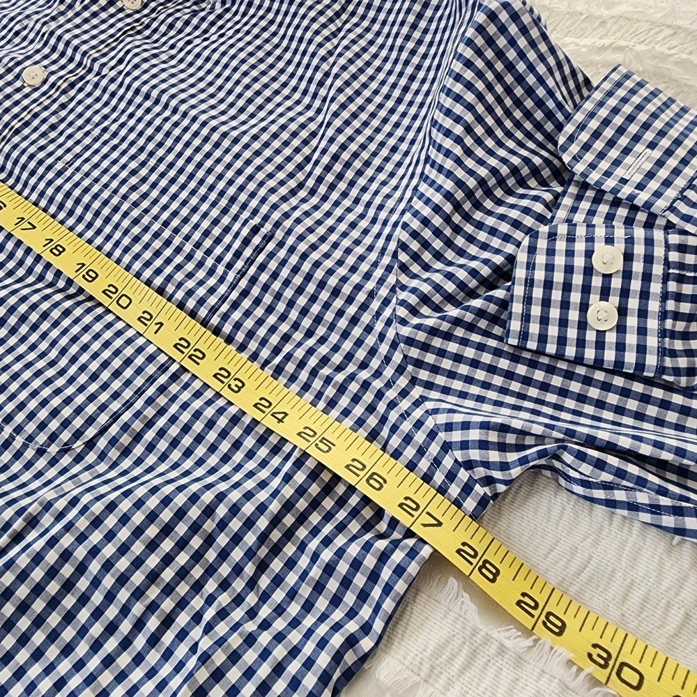 Brooks Brothers 1XLT Non-Iron Gingham Button Down Shirt Preppy Office wear Casua thumbnail 5