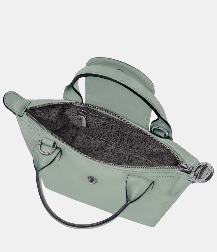 LONGCHAMP Le Pliage Xtra XS Handbag Pale Blue Orig. $520 NEW - Image 4 of 4