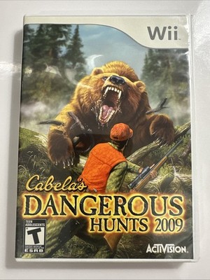 Cabela's Dangerous Hunts 2009 (Nintendo Wii, 2008) Complete CIB - Tested