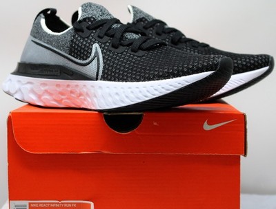 NIKE MENS REACT INFINITY RUN FLYKNIT RUNNING SNEAKER NEW FREE SHIPPING SZ 9