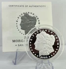 2023 S Morgan Proof Silver Dollar .999 Silver Coin COA San Francisco