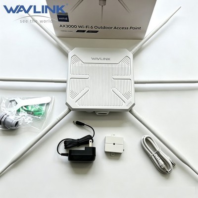 WAVLINK AX3000 Outdoor WiFi 6 Extender Router Wireless Repeater Up to 300 Meters