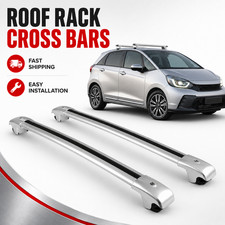 2pcs Roof Rack Cross Bars For Honda Fit 2020-2025 Lockable Alu Cargo Carrier 2pcs Roof Rack Cross Bars For Honda Fit 2020-2025 Lockable Alu Cargo Carrier