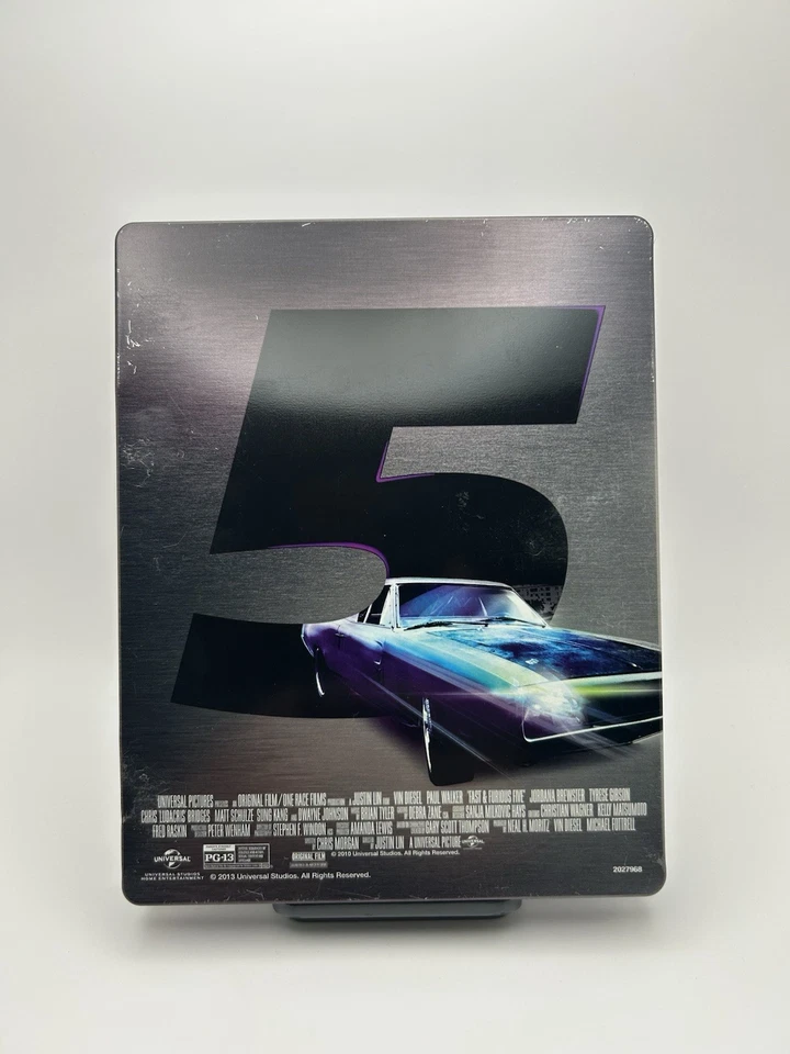 Fast Five Steelbook Blu-Ray DVD Best Buy Exclusive Rare OOP Fast And Furious Foto 2 de 4