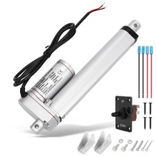 12V Linear Actuator 330lb (1500N) Heavy Duty, Momentary Switch Forward/Reverse