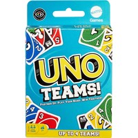 Mattel - Uno Teams! - Kartenspiel-Spiel FüR 2 - 4 Spieler Ab 7 Jahre