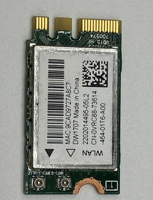 QUALCOMM ATHEROS QCNFA335 NGFF M.2 1630 BLUETOOTH 4.0 WIFI CARD YCM9R
