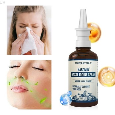 Nasomin Nasal Iodine Nasal Cleanse  Neutral Nose | Iodine + Fulvic Acid Ble New-