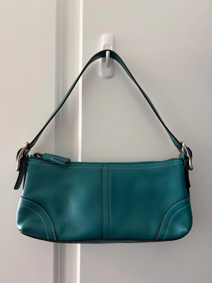 coach teal leather products for sale | eBay
