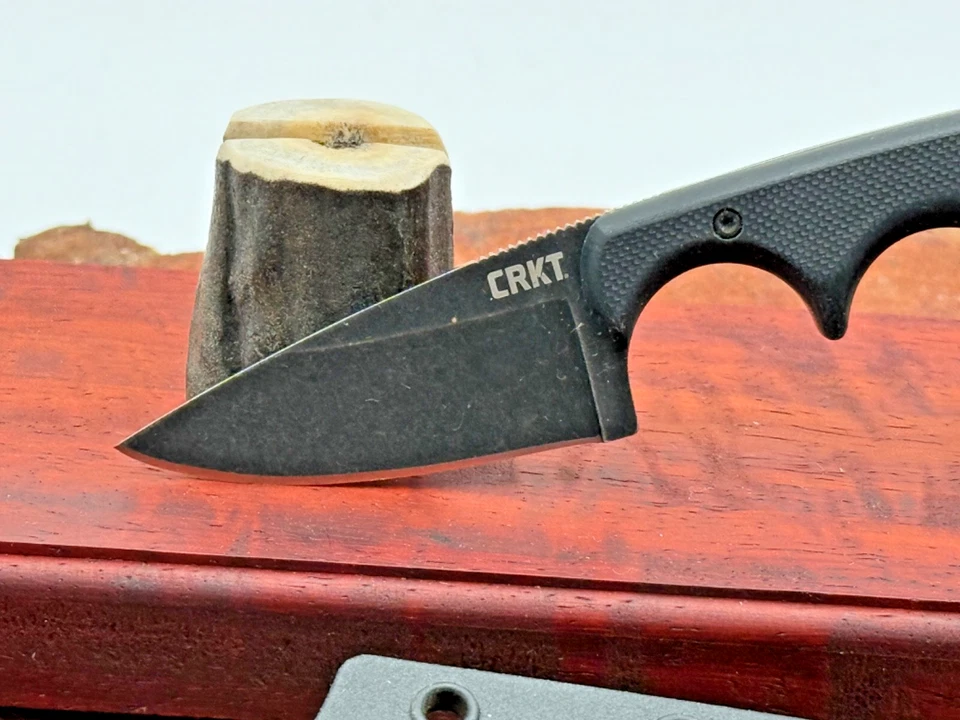 ¡Cuchillo de hoja fija CRKT Minimalist 2387 Folts Design! Con funda--2582,25 Foto 3 de 4