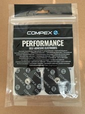 Compex Easy Snap Electrodes 2x2 4 count Pack Of 5 20 total 