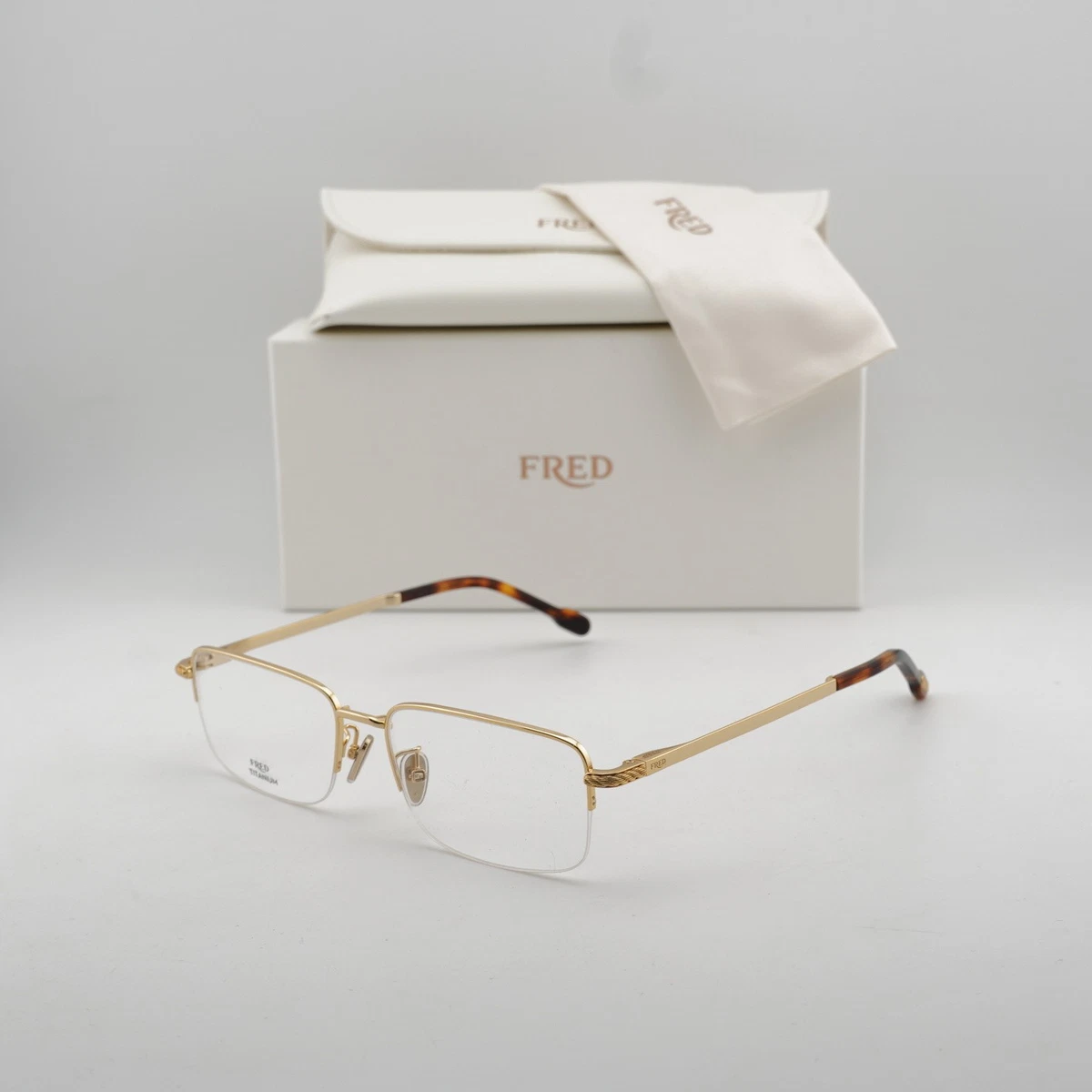 Fred Gold Eyeglass Frames for sale - eBay