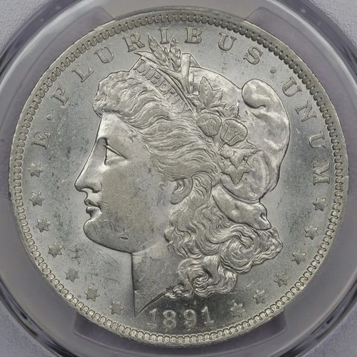 1891-O Morgan Silver Dollar - PCGS MS 60
