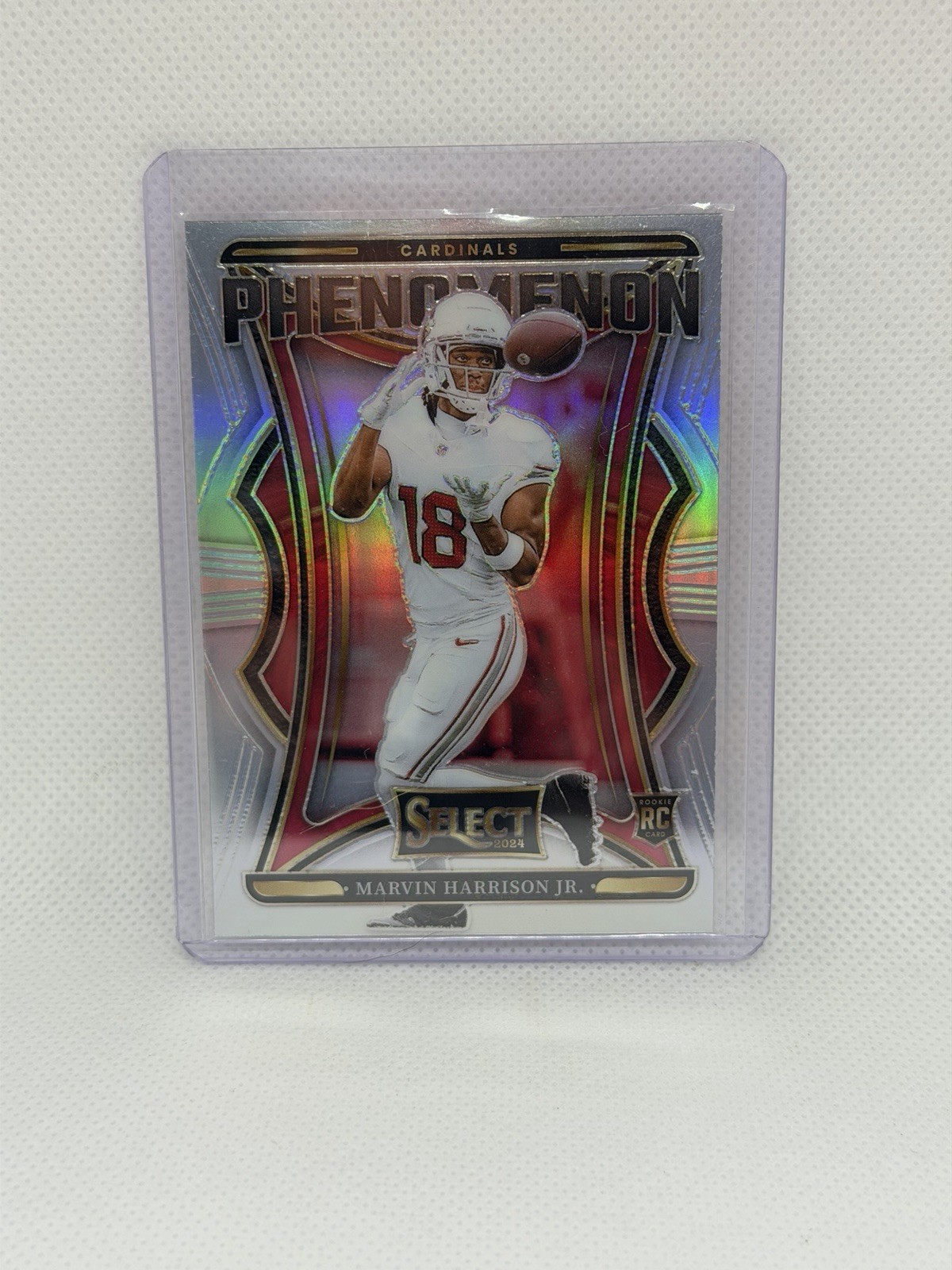 2024 Panini Select Phenomenon Silver Prizm Marvin Harrison Jr. #7 Cardinals (RC)