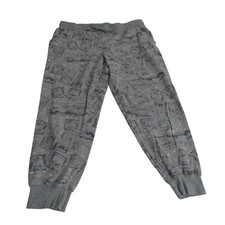 Disney Winnie The Pooh Pajama Lounge Pants Women Size L 12 14 Heather Grey FLAW