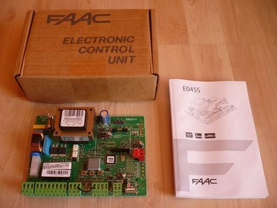 FAAC ELECTRONIC CONTROL UNIT E045S 79007 Platine Garagentor Schwenkautomat NEU