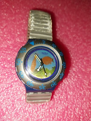 SWATCH UHR ** SDN112/SDN113 - DECOMPRESSION - BAND SMALL  - SCUBA 1994 ** NEU !
