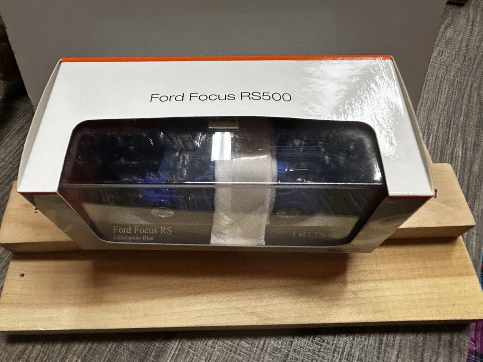 Ford Focus RS Azul Metálico 2009 1/43 MINICHAMPS Nuevo En Caja Limitado a 1776 C1 Foto 2 de 4