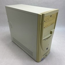 Vintage Unbranded Beige Mid Tower Computer Case PowerMan FSP300-60BTV 300W PSU