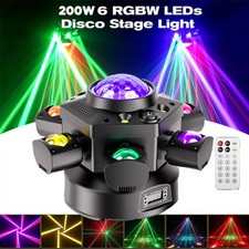 6 Arms Magic Ball Moving Head Light Beam DMX Stage Light Disco Party Lighting