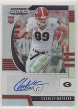 2020 Panini Prizm Draft Picks Rookies Silver Charlie Woerner #275 Auto 3wu