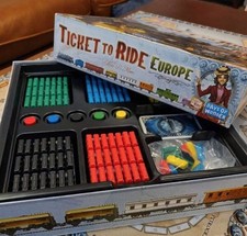 Ticket to Ride - Europe  Board Game Insert  Organizer