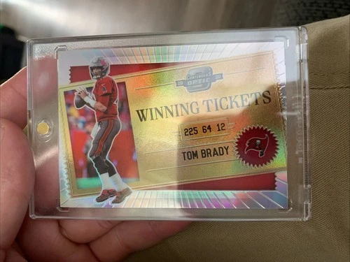TOM BRADY 2020 CONTENDERS OPTIC WINNING TICKETS SILVER PRIZM Q6051