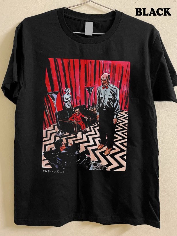 Vtg Twin Peaks movie unisex classic black t-shirt QT7332