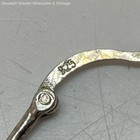 925 Sterling Silver Filigree Hoop Earrings & Chain Necklace 6.5g — photo 3