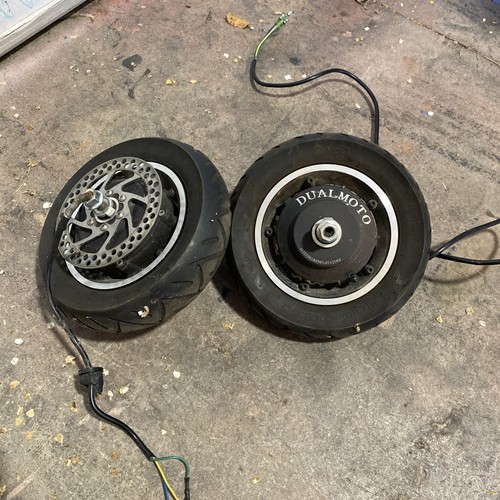 52v 1000W  Brushless Geared Motor For E Scooter 10x2.5 with tires 