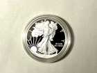 2014 W American Eagle One Ounce Silver Proof Coin w/ Original Box & COA