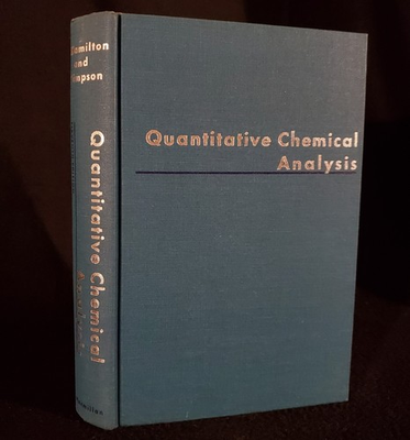 #ad #ad Quantitative Chemical Analysis by Leicester Hamilton amp; Stephen Simpson 11th Ed $14.50