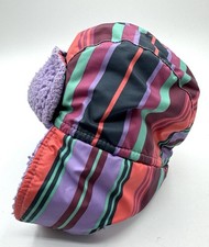 Patagonia Baby Winter Trapper Hat Ear Flaps Size SEE MEASUREMENTS Purple Pink