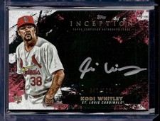 2021 Topps Inception #SS-KW Kodi Whitley Silver Signings #/100