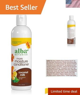 More Moisture Coconut Milk Conditioner - 12 oz Hydrating Hair Care Gel
