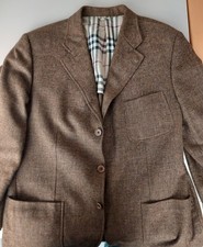 Giacca uomo Burberry tg 54 marrone pura lana