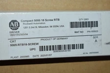 5069-RTB18-SCREW Allen Bradley Compact 5000 18-Screw Terminal Block