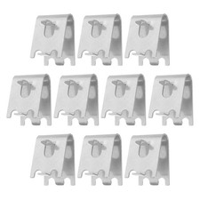 10 Pcs Freezer Compartment Bracket Shelf Support Pegs Cooler Clip Metal Clamp