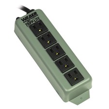 Tripp Lite 6FT 5 Outlet NEMA 5-15 Waber Industrial Surge Protector - Blue Gray