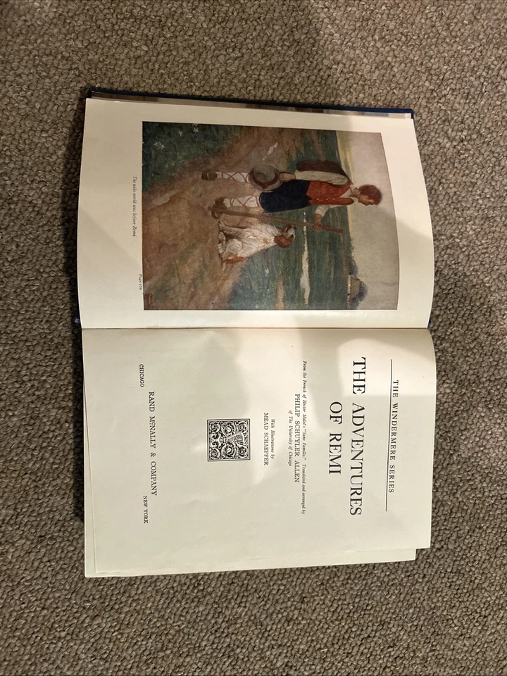 ADVENTURES OF REMI by Hector Malot/HC/1st Ed/Childrens/Fiction/Illustrarted - Image 4 of 4