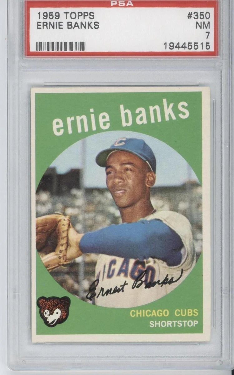 Ernie Banks Baseball 1959 Season Sports Trading Cards