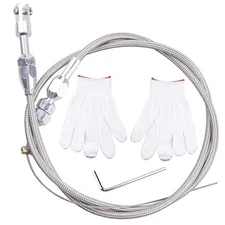 36" LS Swap Braided Throttle Cable Kit Compatible with 97-07 Chevrolet/Chevy 