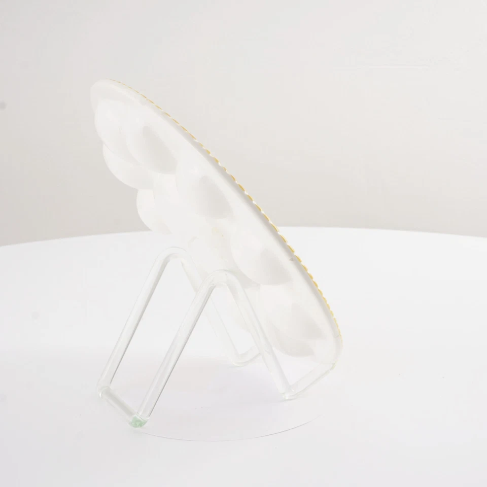 Eierteller, Eierplatte Porzellan für 10 halbe Eier ca. 23 cm D - Bild 3 von 4