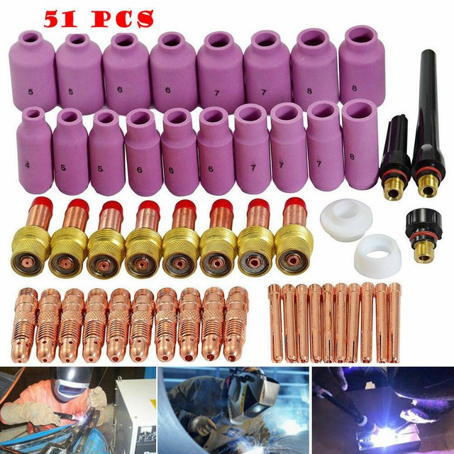 TIG KIT & TIG Welding Torch Consumables Accessories FIT WP 17 18 26