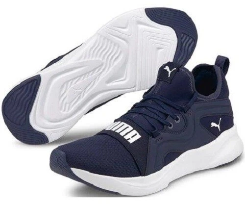 PUMA SOFTRIDE RIFT BREEZE RUNNING SCARPE DA GINNASTICA UOMO PAVONE BLU TAGLIA 13 NUOVE