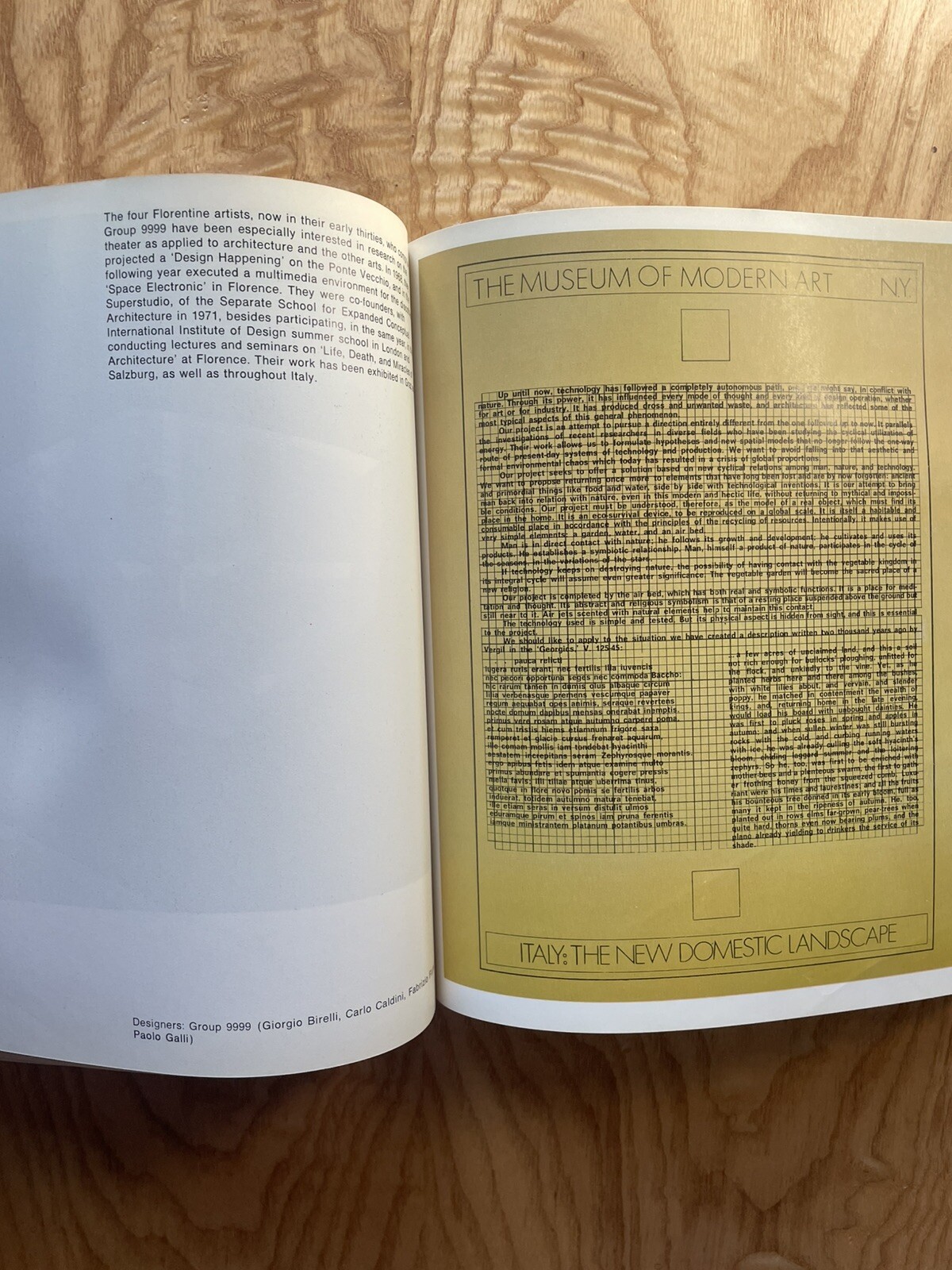 Italy: The New Domestic Landscape Achievements & Problems Of Italian Design MoMa